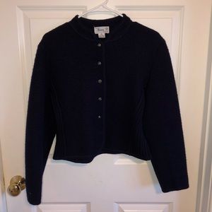 VINTAGE Deans  Of Scotland Navy Blue Jacket Size L